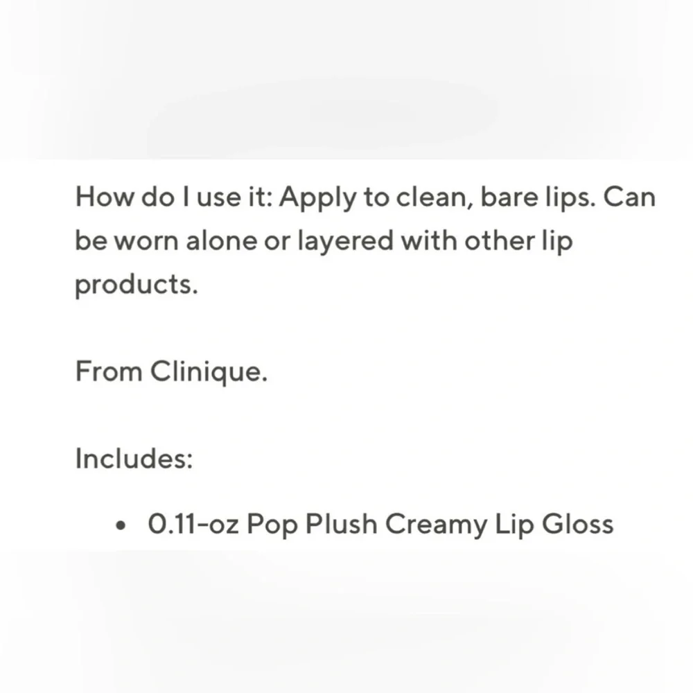 Clinique Lip Gloss “AIR KISS” 💋🆕💋 Full Size